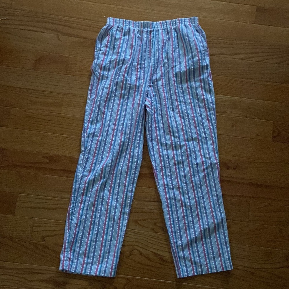 Striped seersucker pants size 16 - Picture 1 of 9